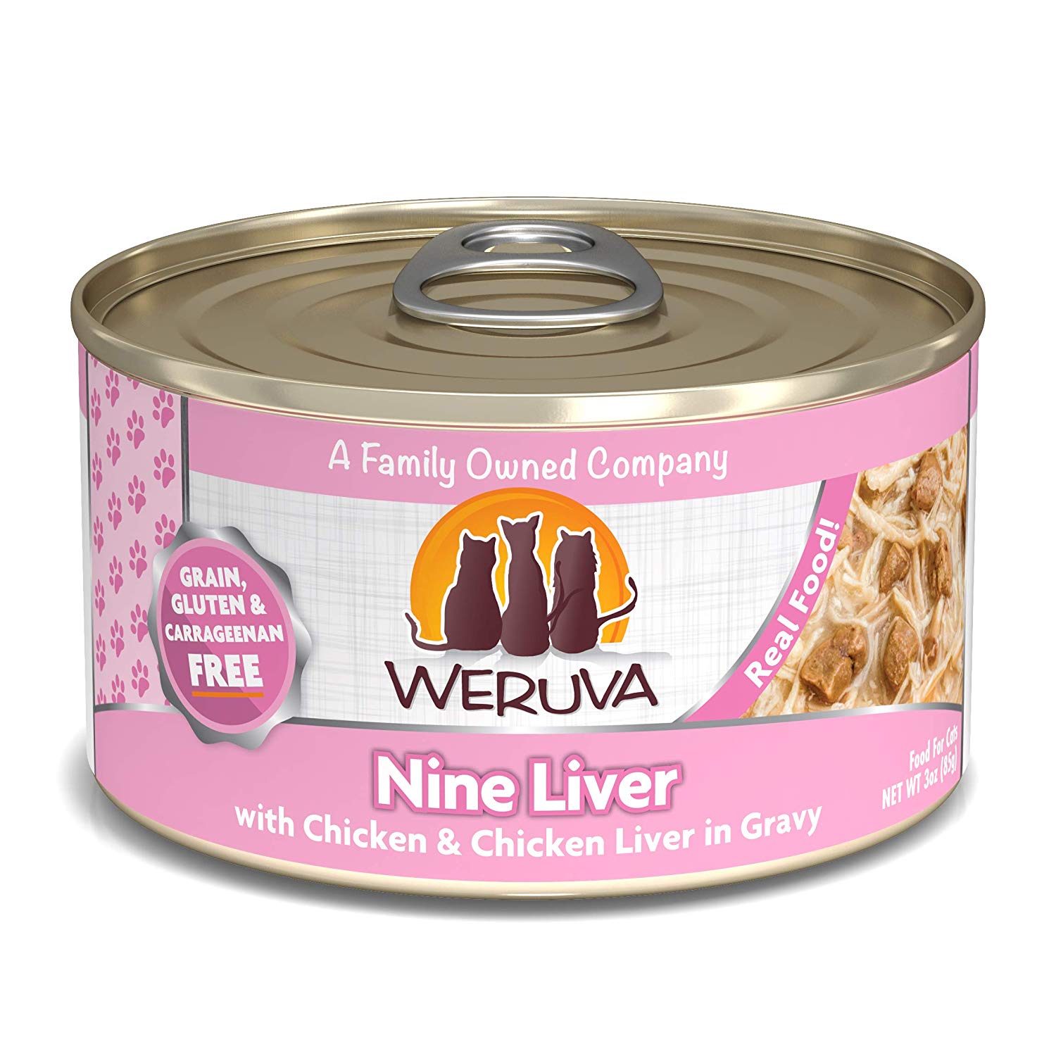 唯美味主食貓罐-香雞燉滑肝
WERUVA-Nine Liver With Chicken and Chicken Liver in Gravy