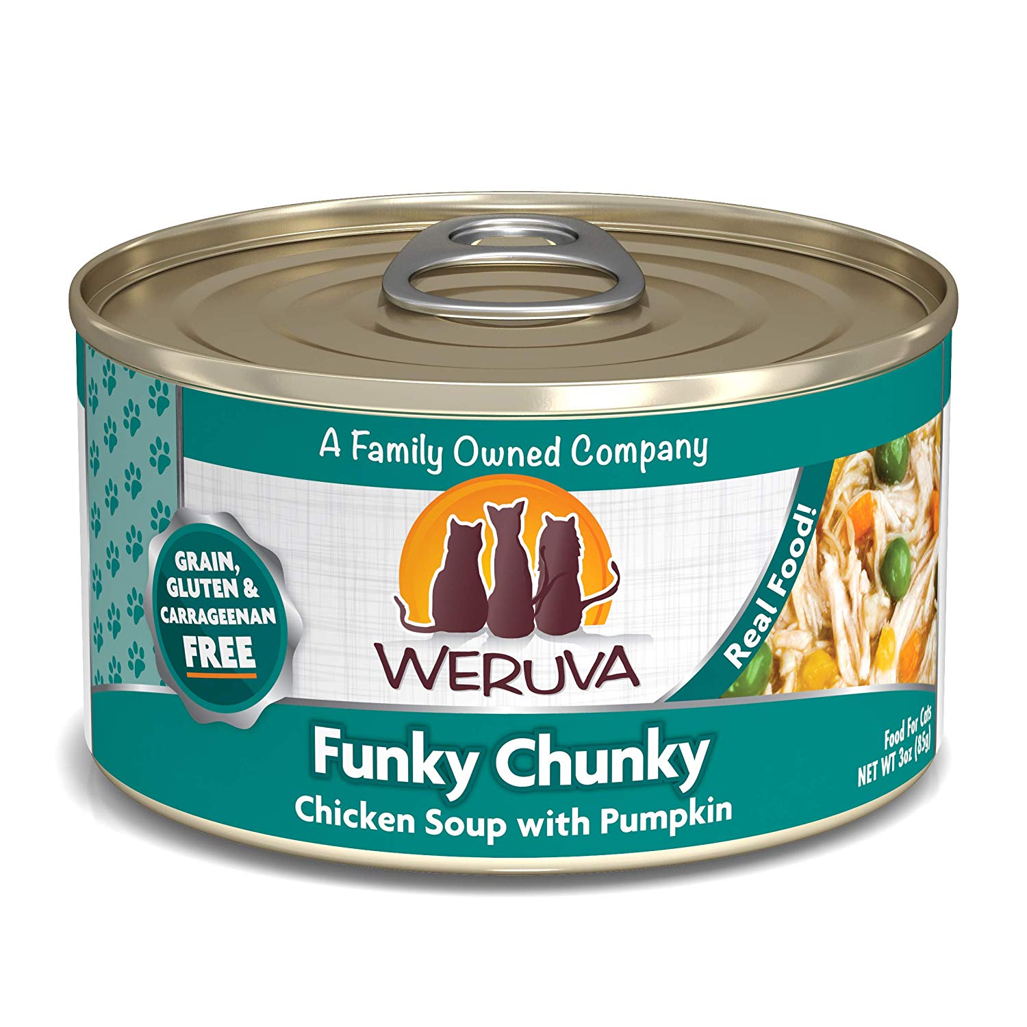 唯美味主食貓罐-田園雞肉煲
WERUVA-Funky Chunky Chicken Soup Chicken Soup With Pumpkin