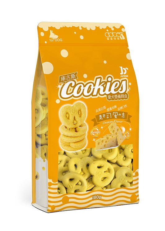 庫吉斯-起司風味犬用蝴蝶餅 180G
Cookies-Cheese Flavor