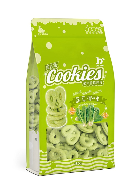 庫吉斯-蔬菜風味犬用蝴蝶餅 180G
Cookies-Vegetable Flavor
