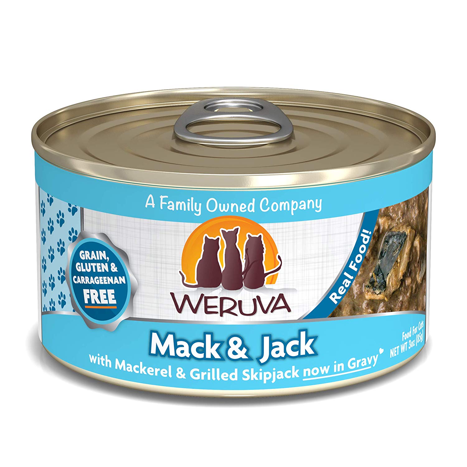 唯美味主食貓罐-麥克與傑克
WERUVA-Mack and Jack With Mackerel and Grilled Skipjack