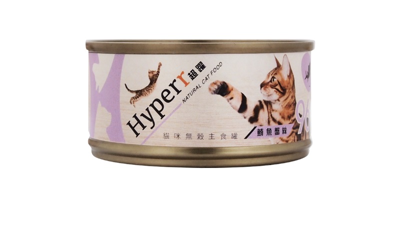 Hyperr 超躍貓咪無榖主食罐-鮪魚蟹絲