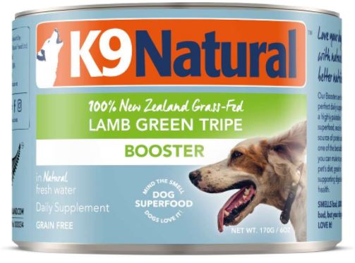 紐西蘭K9 Natural 鮮燉生肉狗罐-無穀羊肚 170g
K9 Natural - Lamb Tripe - Canned - 170g