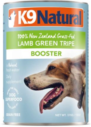 紐西蘭K9 Natural 鮮燉生肉狗罐-無穀羊肚 370g
K9 Natural - Lamb Tripe - Canned - 370g