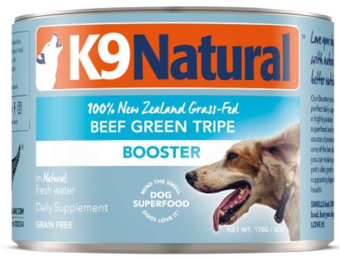 紐西蘭K9 Natural 鮮燉生肉狗罐-無穀牛肚 170g
K9 Natural - Beef Tripe - Canned - 170g