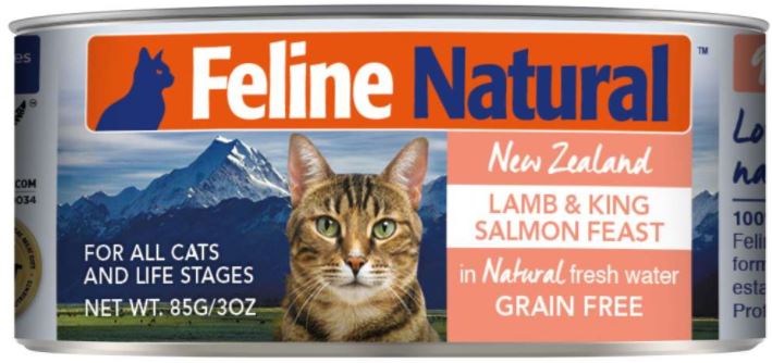 紐西蘭K9 Feline Natural 鮮燉生肉主食罐-無穀羊肉鮭魚 85g
Feline Natural - Lamb & Salmon - Canned - 85g