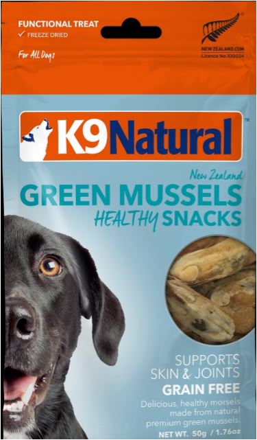K9 Natural綠唇貝關節養護零嘴 新包裝
K9 Natural Green Mussel Healthy Snacks
