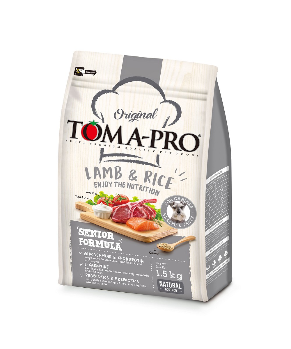 新優格高齡犬羊肉配方
TOMA-PRO Senior with Lamb Dog Food