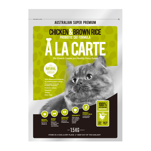 阿拉卡特天然糧－雞肉.益生菌配方
A LA CARTE-CHICKEN&RICE