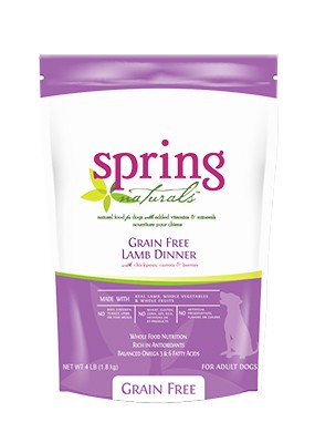 曙光天然寵物餐食 無穀羊肉餐
Spring Naturals Grain Free Lamb Dinner Dry Dog Food