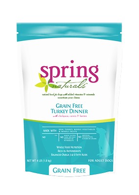 曙光天然寵物餐食 無穀火雞肉餐
Spring Naturals Grain Free Turkey Dinner Dry Dog Food