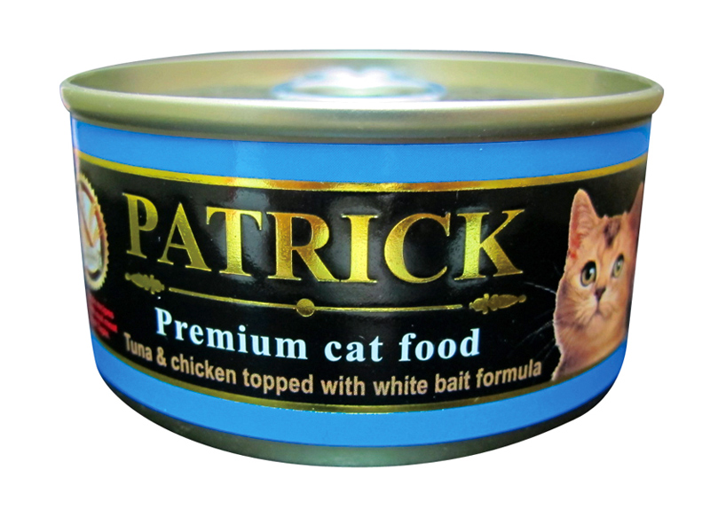 派脆客鮮食機能性貓罐頭 鮪魚雞肉佐吻仔魚
Patrick