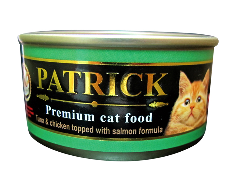 派脆客鮮食機能性貓罐頭 鮪魚雞肉佐鮭魚
Patrick