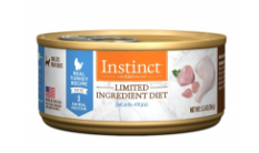 原點 火雞肉低敏全貓主食罐3oz
Instinct Limited Ingredient Diet Turkey Recipe