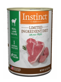原點 羊肉低敏全犬主食罐5.5oz
Instinct Limited Ingredient Diet Lamb Recipe