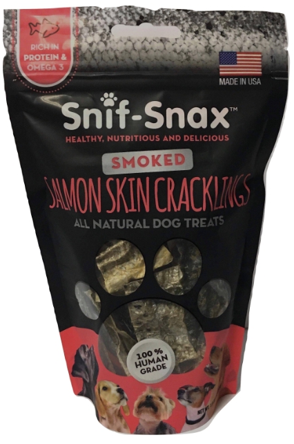 Snif-Snax 煙燻鮭魚脆皮片(1.5oz)
-Salmon Skin Crackling (1.5oz)