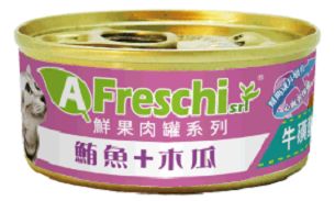 ACC0103- 艾富鮮鮪魚+木瓜(貓罐)
