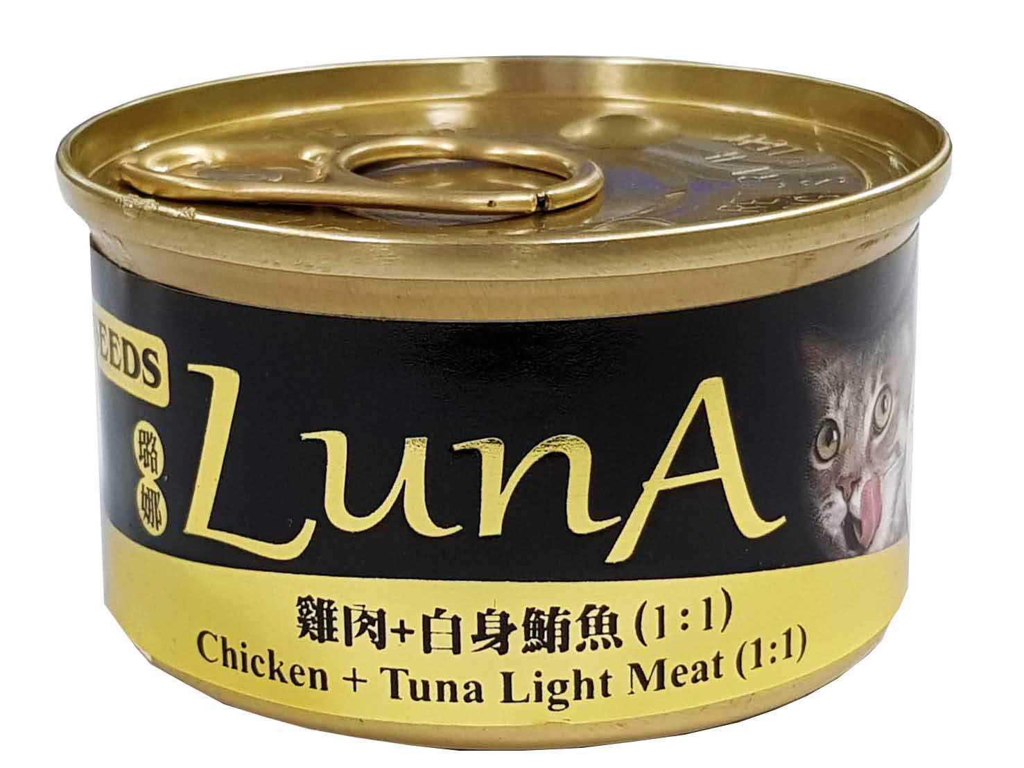 LunA璐娜愛貓機能餐罐(雞肉+白身鮪魚(1:1))
PX LunA85g(CK/TUNA)