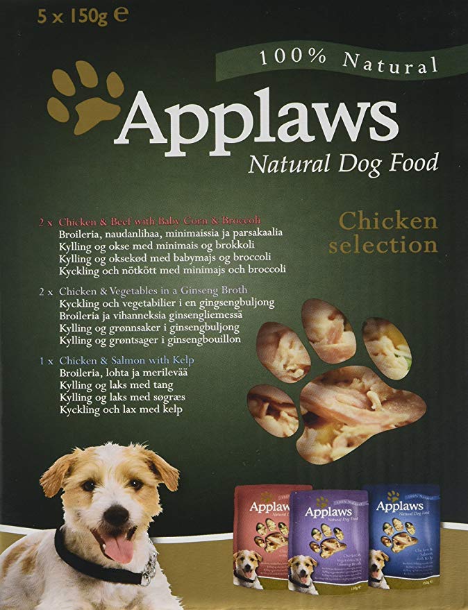 Applaws狗餐包組合裝(精選雞肉系列五入)
Dog Pouch Multipack. Chicken Selection. 5 Pack