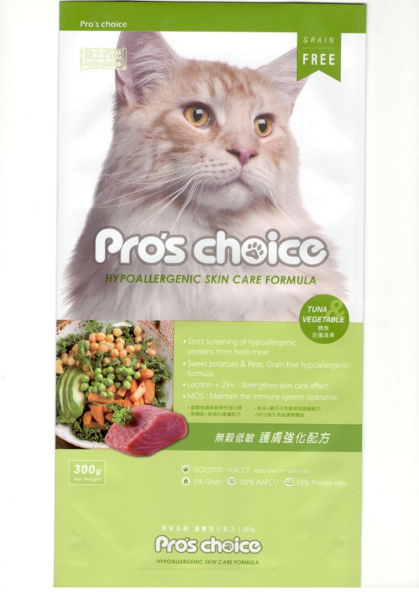 Pro's choice博士巧思無穀貓食護膚強化配方-鮪魚+田園蔬果
