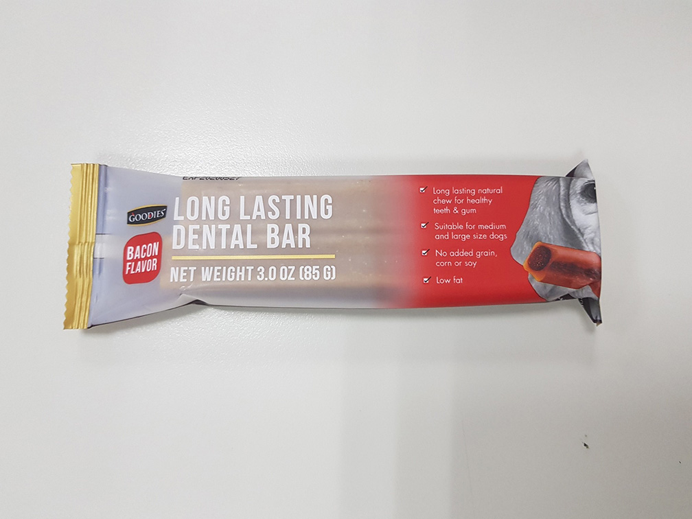 耐嚼型潔牙棒-培根風味(2支/包)LONG LASTING DENTAL BAR (M), BACON FLAVOR