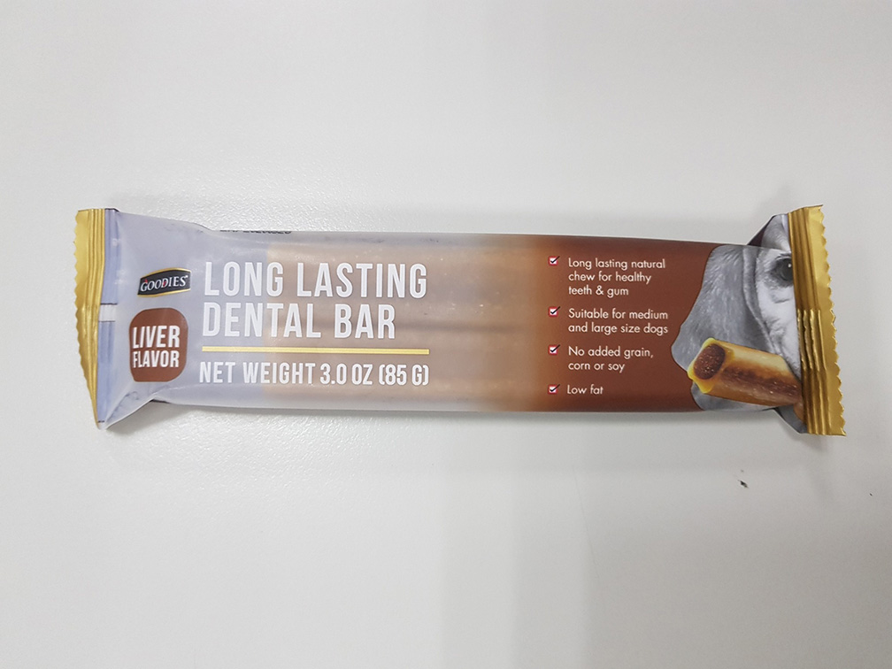 耐嚼型潔牙棒-雞肝風味(2支/包)LONG LASTING DENTAL BAR (M), LIVER FLAVOR