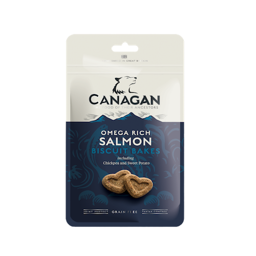 卡納根鮭魚烘培餅乾(犬用)
CANAGAN SALMON BISCUIT BAKES