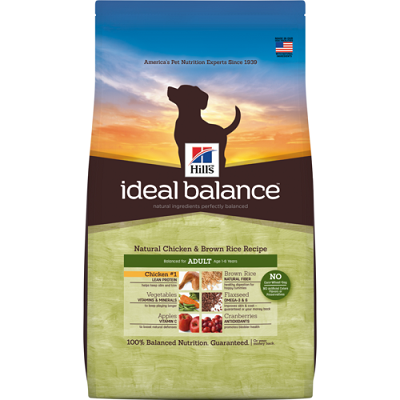 Ideal Balance™成犬 天然雞肉及糙米配方(型號00002276)
Ideal Balance Natural Chicken & Brown Rice Recipe Adult