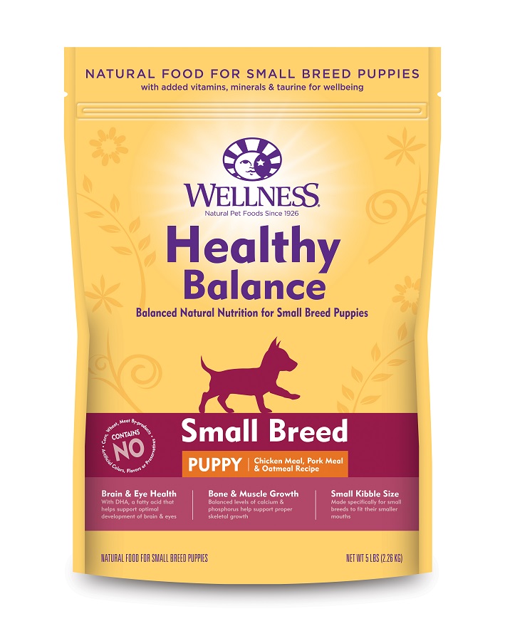 健康均衡-小型幼犬 聰明照護食譜
Healthy Balance small breed puppy chicken meal, pork meal, oatmeal recipe