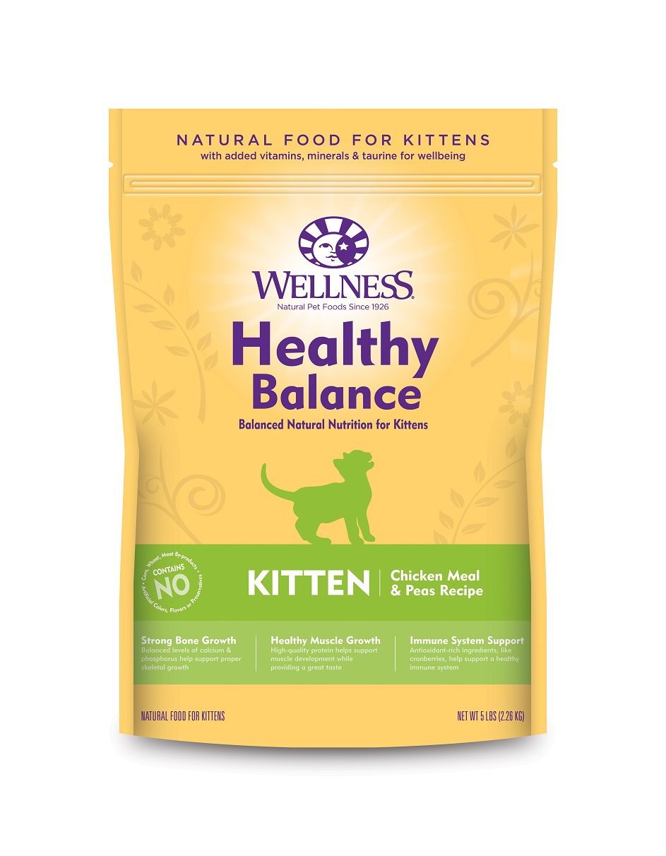 健康均衡-幼貓 聰明照護食譜
Healthy Balance kitten chicken meal & peas recipe
