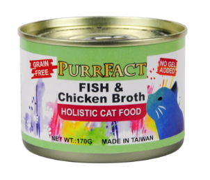 波菲特貓用主食罐(無加膠)【魚肉．蔓越莓配方】
PURRFACT Fish&Chicken broth Holistic Cat Food
