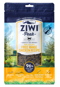 ZiwiPeak巔峰96%鮮肉貓糧-放牧雞肉
Gently Air Dried Cat food New Zealand Free Range Chicken Recipe