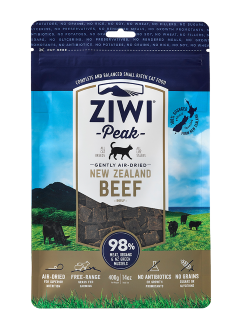 ZiwiPeak巔峰98%鮮肉貓糧-牛肉400g
ZiwiPeak Daily Cat Cuisine Beef 400G Pouch Dried Petfood Jerky