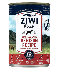 ZiwiPeak巔峰 92%鮮肉狗罐頭 鹿肉
ZiwiPeak Daily Dog Cuisine Venison 390g Canned Petfood