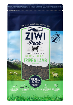 ZiwiPeak巔峰98%鮮肉狗糧-羊肚&羊肉
Dog Cuisine Tripe & Lamb Pouch Dried Petfood