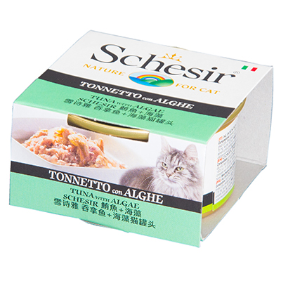 Schesir鮮時貓罐 【鮪魚+海藻】85g
Schesir Tuna and Seaweed - Cat Can