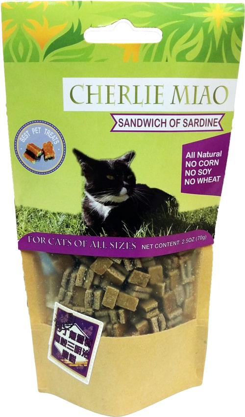 查理貓-無榖沙丁魚營養三明治脆餅
