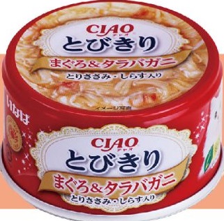 CIAO 好讚罐(雞肉鮪魚帝王蟹) 80g