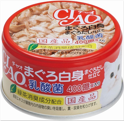 CIAO 旨定罐-乳酸菌131號(鮪魚+鮪魚高湯)85g
