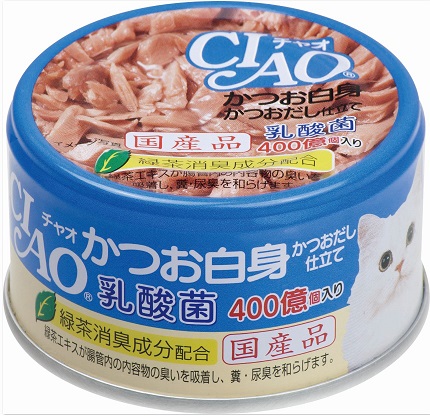 CIAO 旨定罐-乳酸菌132號(鰹魚+鰹魚高湯)85g
