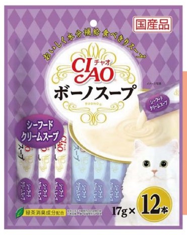 CIAO液狀餐包(SC-119)海鮮奶油濃湯17g*12入