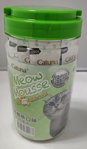 白金喵慕斯肉泥條14克-純鮪魚口味 30支/桶
Catuna Meow Mousse