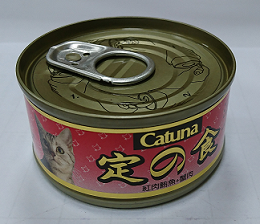 定の食貓罐80克-鮪魚+蟹肉
Catuna