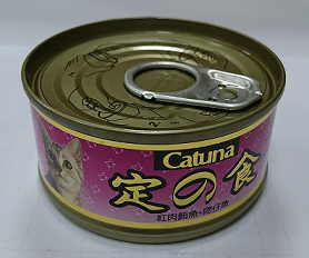 定の食貓罐80克-鮪魚+吻仔魚
Catuna