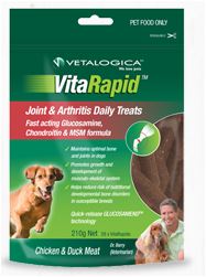 澳維康 關節好有力 狗狗天然保健零食
DOG JOINT ARTHRITIS VITARAPID TREATS