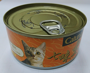 七味太郎貓罐170克-鮪魚+蟹肉
Catuna