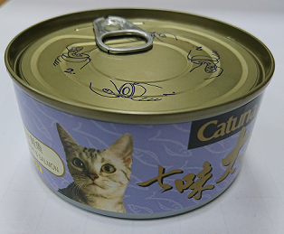 七味太郎貓罐170克-鮪魚+鮭魚
Catuna