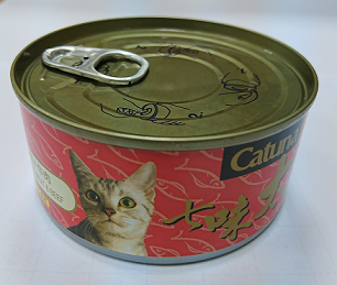 七味太郎貓罐170克-鮪魚+牛肉
Catuna