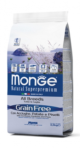 Grain Free 無穀系列 成犬 無穀鯷魚配方
Grain Free with Anchovies, Potatoes and Peas – All Breeds