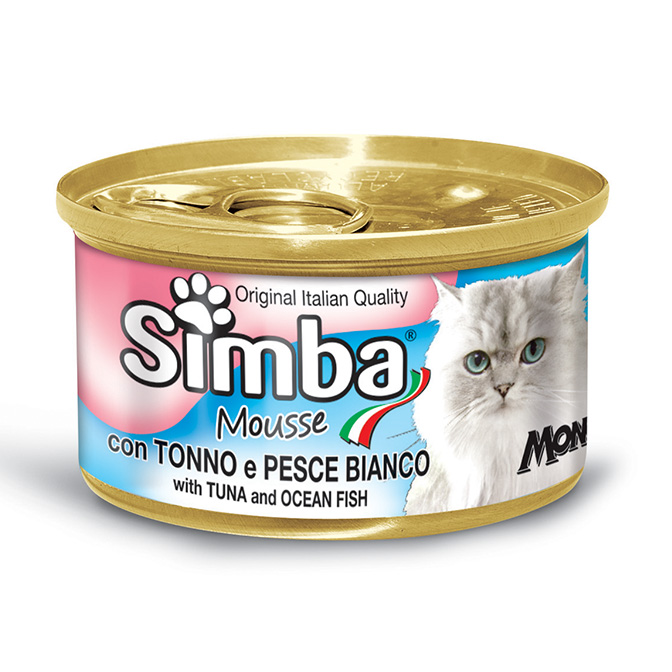 Simba辛巴 慕絲貓罐 鮪魚+海洋魚類
Simba Mousse with Tuna and Ocean Fish